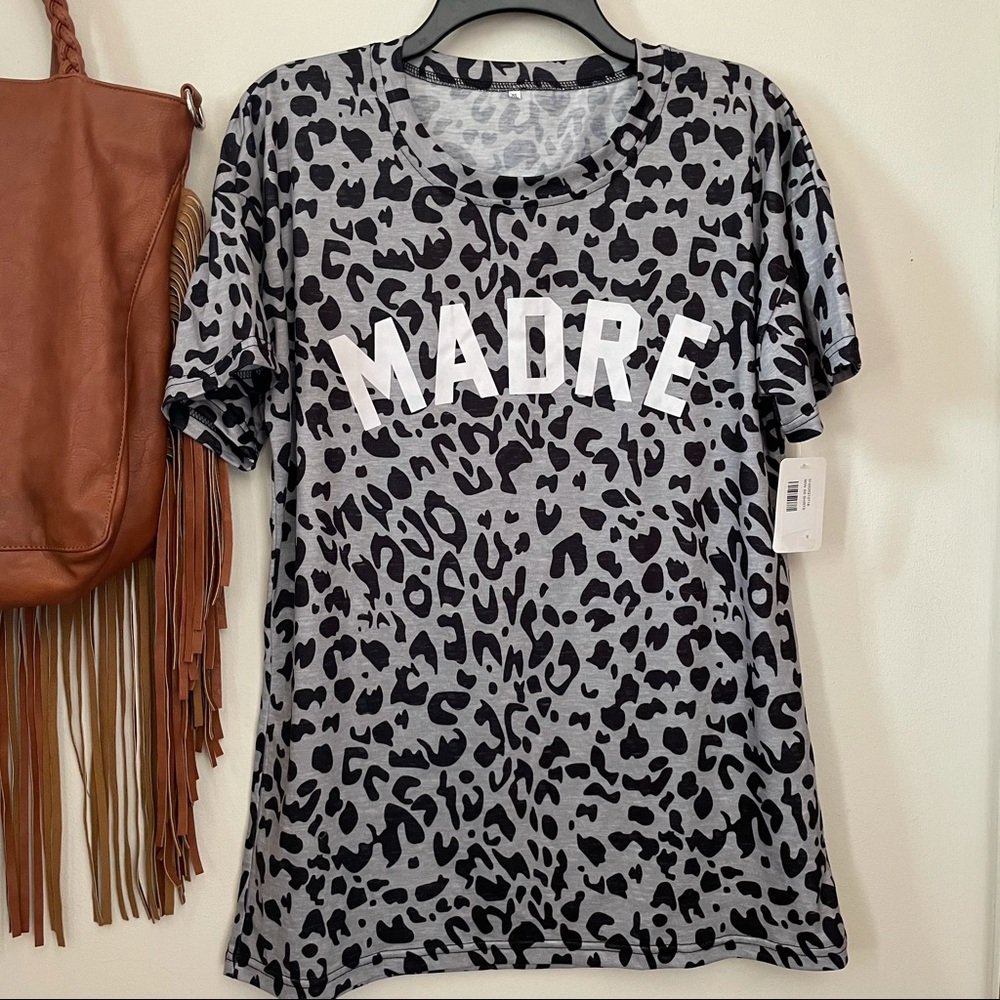 NEW MADRE CHEETAH LEOPARD BOUTIQUE TEE